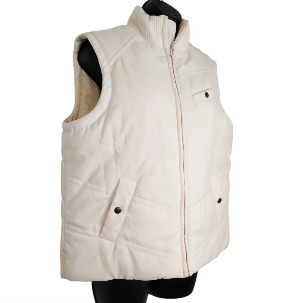 Jones New York Sport Puffer Vest Sz‎ M - Picture 3 of 6